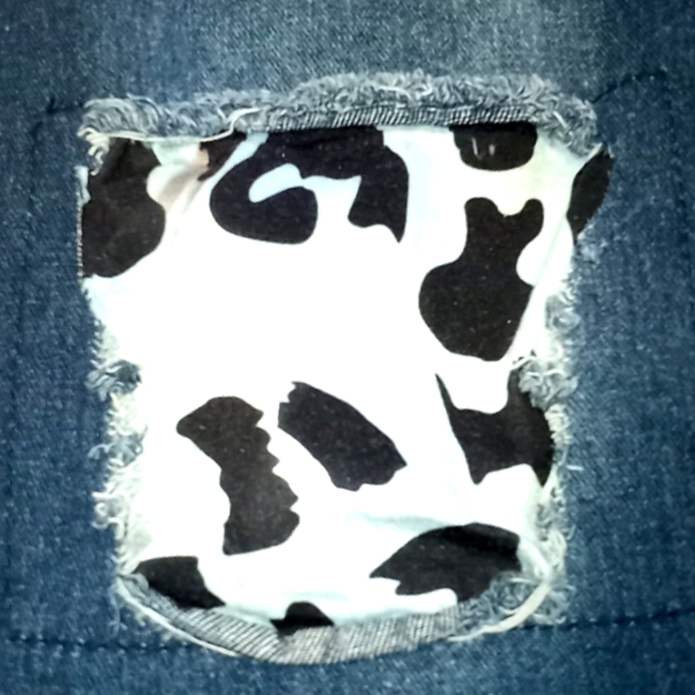 Misslook Patchwork Distressed Cuffed Jeans - image 6